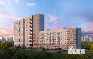 2-к квартира, строящийся дом, 56м2, 3/22 этаж