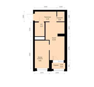 1-к квартира, вторичка, 37м2, 9/30 этаж