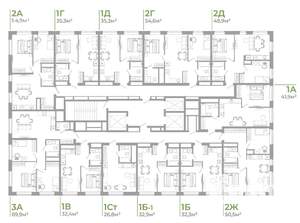 1-к квартира, вторичка, 32м2, 5/29 этаж