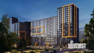 2-к квартира, строящийся дом, 58м2, 18/24 этаж