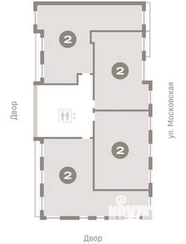 2-к квартира, вторичка, 119м2, 7/7 этаж