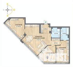 4-к квартира, вторичка, 110м2, 11/28 этаж