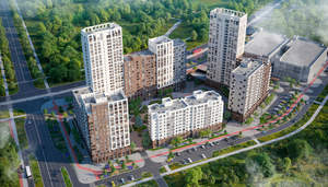 1-к квартира, вторичка, 46м2, 23/25 этаж