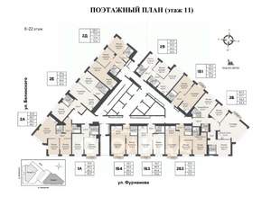 1-к квартира, вторичка, 51м2, 11/26 этаж