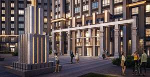 3-к квартира, строящийся дом, 118м2, 18/28 этаж