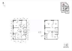 2-к квартира, вторичка, 73м2, 15/26 этаж