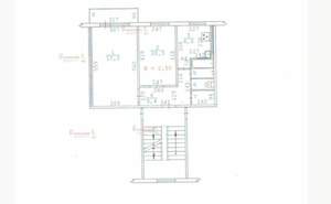 2-к квартира, вторичка, 43м2, 4/5 этаж