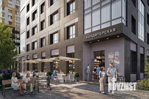 1-к квартира, строящийся дом, 41м2, 4/30 этаж