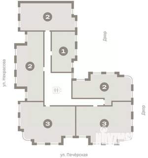 2-к квартира, вторичка, 82м2, 7/9 этаж