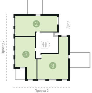 3-к квартира, вторичка, 119м2, 7/9 этаж