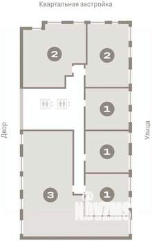 2-к квартира, вторичка, 65м2, 5/16 этаж