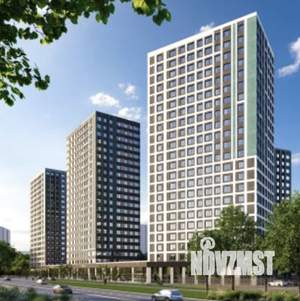 2-к квартира, строящийся дом, 52м2, 3/22 этаж