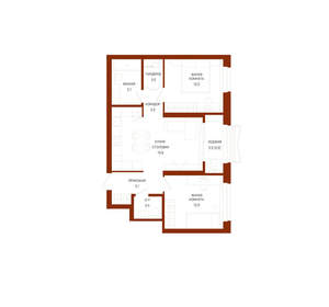 2-к квартира, вторичка, 63м2, 7/29 этаж
