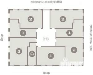 2-к квартира, вторичка, 65м2, 6/8 этаж