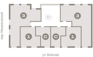 Студия квартира, вторичка, 23м2, 5/7 этаж