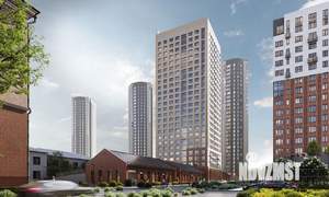 2-к квартира, строящийся дом, 66м2, 15/25 этаж