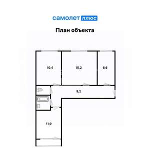 3-к квартира, вторичка, 58м2, 5/9 этаж