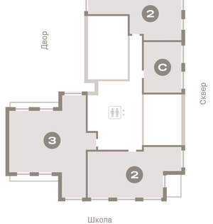 3-к квартира, вторичка, 100м2, 9/9 этаж