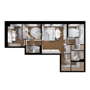 3-к квартира, вторичка, 75м2, 24/29 этаж