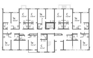 1-к квартира, вторичка, 34м2, 1/8 этаж
