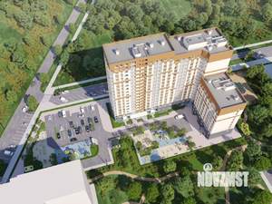 1-к квартира, строящийся дом, 43м2, 5/25 этаж