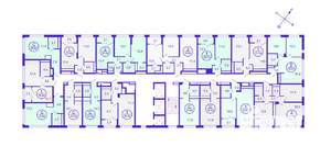 2-к квартира, вторичка, 52м2, 13/28 этаж