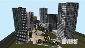 1-к квартира, строящийся дом, 32м2, 3/22 этаж