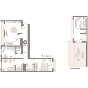 3-к квартира, вторичка, 157м2, 7/7 этаж