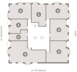 1-к квартира, вторичка, 57м2, 5/24 этаж