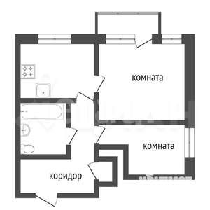 2-к квартира, вторичка, 42м2, 3/5 этаж