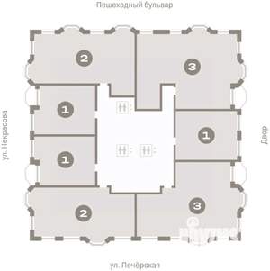 1-к квартира, вторичка, 50м2, 15/24 этаж
