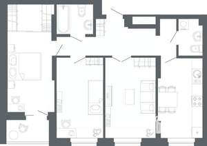 3-к квартира, вторичка, 73м2, 15/15 этаж