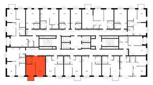 1-к квартира, вторичка, 37м2, 13/24 этаж