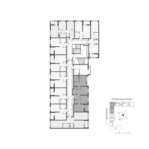 3-к квартира, вторичка, 71м2, 9/13 этаж