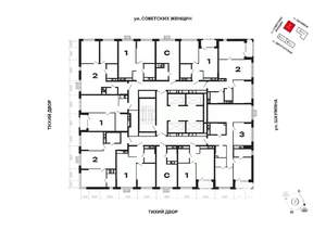 1-к квартира, вторичка, 38м2, 16/30 этаж