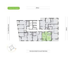 1-к квартира, вторичка, 39м2, 20/24 этаж
