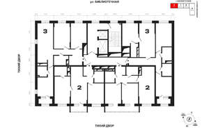 2-к квартира, вторичка, 64м2, 6/25 этаж