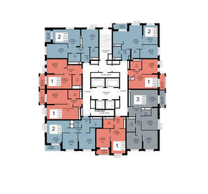2-к квартира, вторичка, 59м2, 18/30 этаж