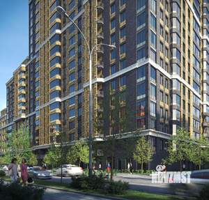 1-к квартира, строящийся дом, 95м2, 1/19 этаж