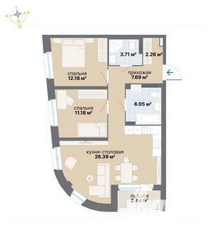 Фото квартиры на продажу (1)