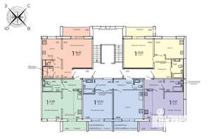 1-к квартира, строящийся дом, 34м2, 9/10 этаж