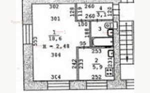 1-к квартира, вторичка, 31м2, 1/5 этаж