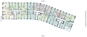 2-к квартира, вторичка, 93м2, 3/16 этаж