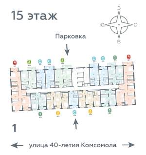 3-к квартира, вторичка, 87м2, 15/16 этаж