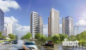 2-к квартира, строящийся дом, 73м2, 16/27 этаж