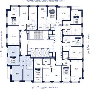 2-к квартира, вторичка, 60м2, 16/31 этаж