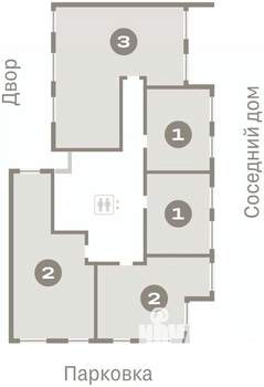 1-к квартира, вторичка, 33м2, 8/9 этаж