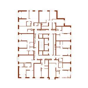 2-к квартира, строящийся дом, 45м2, 14/29 этаж