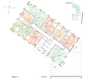 2-к квартира, вторичка, 84м2, 18/24 этаж