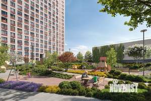 2-к квартира, строящийся дом, 47м2, 1/28 этаж